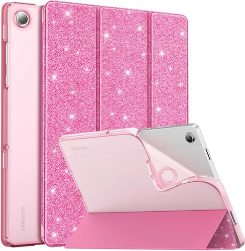Miniatura 37 de MoKo Funda compatible con Samsung Galaxy Tab A7 Lite de 8.7 pulgadas 2021 (SM-T225/T220/T227), funda inteligente delgada y ligera con triple soporte