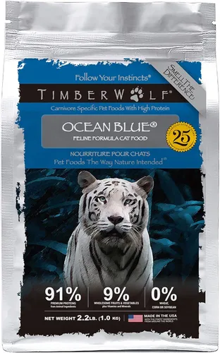 Miniatura 7 de Timberwolf Receta de salmón azul marino con alto contenido de proteínas para gatos de 10 libras