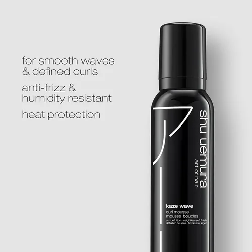Miniatura 2 de shu uemura art of hair Kaze Wave Curl Defining Mousse - Domina el encrespamiento y proporciona protección contra el calor, para cabello ondulado