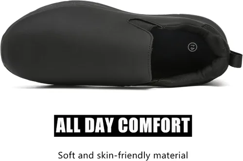Miniatura 4 de Zapatos de trabajo antideslizantes para hombres y mujeres丨Impermeable y resistente al aceite Chef Servicio de Alimentos Zapatos de Trabajo