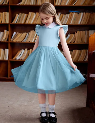 Miniatura 5 de Arshiner Vestido tutú para niñas pequeñas, vestidos de verano esponjosos, vestidos casuales de fiesta de tul para niños de 2 a 6 años
