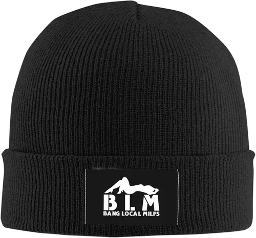 Miniatura 3 de TEEMAD BLM Bang Local Milfs - Gorro de punto cálido para hombre y mujer