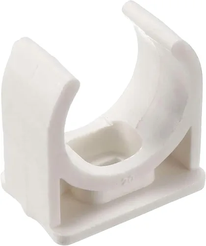80 abrazaderas para tuberías de agua de PVC en forma de U, clips para tubos de 1/4 de pulgada (0.630 in), bandejas de TV, soporte de tubo Pex