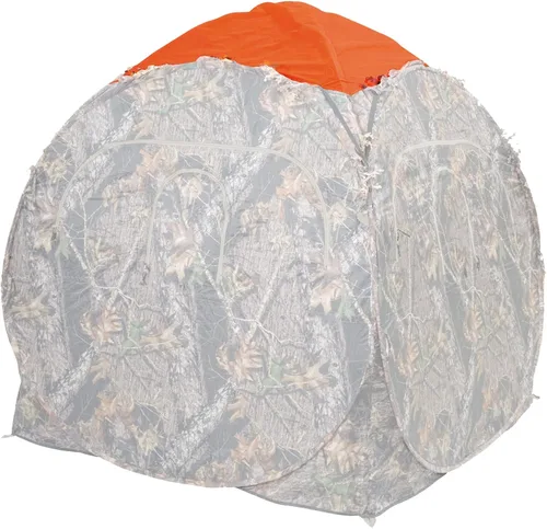 Ameristep Blaze Orange Cap - Tapa de seguridad duradera y ligera para persianas de caza estilo cubo y acero de resorte