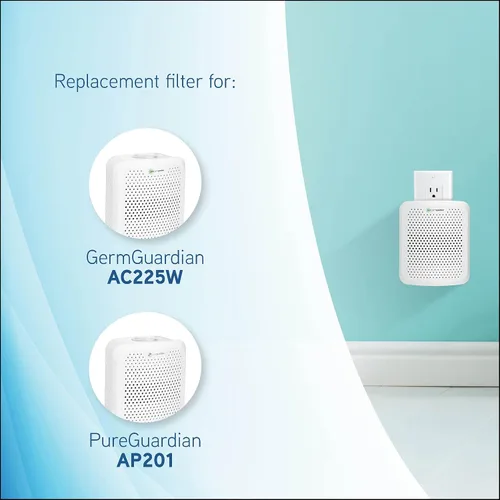 Miniatura 4 de GermGuardian Filter Q - Filtro purificador de aire de repuesto de alérgenos genuinos, paquete de 4 para purificador de aire modelos AP201 y AC225
