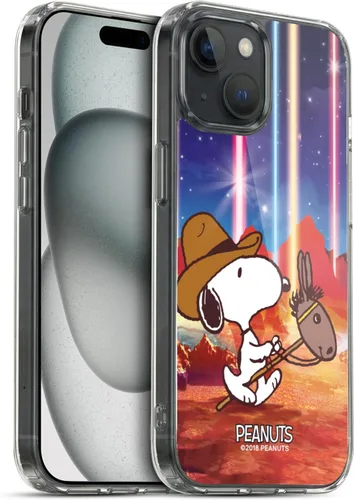 Miniatura 92 de Head Case Designs Funda de gel con licencia oficial de Peanuts Nebula Cactus Needles Snoopy Space Cowboy [protección de grado militar] compatible