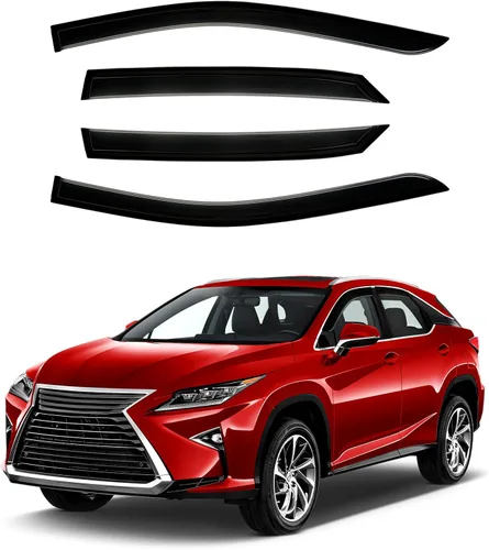 Miniatura 61 de Canvcle RAV4 Rain Guards - Window Visors for Toyota RAV4 2006-2012, Outside-Mount Tape-On Side Window Wind Deflectors for RAV4 Accessories, Vent