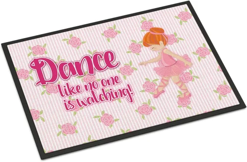 Miniatura 51 de Caroline's Treasures BB5374MAT Let's Dance Linen - Felpudo de lino verde azulado de 18 x 27 pulgadas, tapete para puerta delantera, para interiores