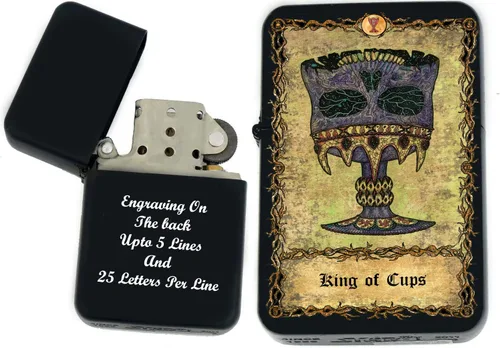 Miniatura 11 de Tarjeta de tarot personalizada, mazo de tarot de huesos eternos mayores, tarjetas coloridas, regalos coleccionables únicos, encendedores a prueba