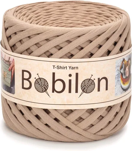 Miniatura 48 de Hilo de Camiseta de Algodón 7-9 mm (0.276-0.354 in) para Ganchillo, Tejido, Macramé, Manualidades DIY – Jersey Soft Ribbon, Fettuccini Zpagetti