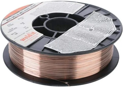Hobart H305401-R22 Alambre de soldadura sólido de acero al carbono ER70S-6 de 10 libras, 0.024 pulgadas