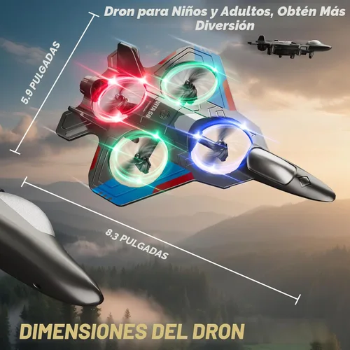 Miniatura 8 de 4DRC Aviones RC de Control Remoto para Niños, Aviones de Control Remoto de Espuma para Niños Adultos Principiantes, Drones Tipo Caza de Control