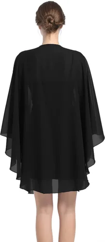 Miniatura 5 de Chales y envolturas de gasa para fiesta de boda, bufanda para mujer, vestido de noche nupcial en vestidos de ocasiones especiales