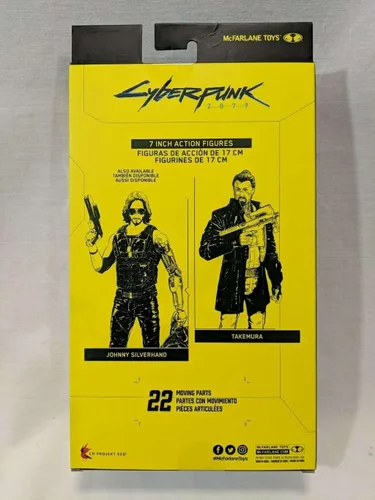 Miniatura 3 de McFarlane Toys Cyberpunk 2077 Takemura - Figura de acción (7 pulgadas)