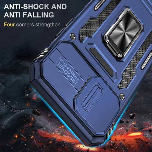 Miniatura 37 de Funda para iPhone 13 Pro con funda para cámara, con soporte de anillo para soporte, con función de montaje magnético para automóvil, para iPhone 13