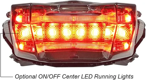 Miniatura 3 de Luces traseras LED secuenciales integradas con lente ahumada para Yamaha FZ-09 MT-09 2017-2020