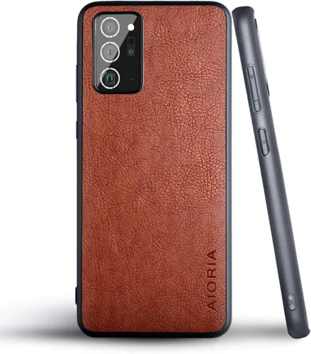 Miniatura 27 de AIORIA Funda protectora completa para Samsung Galaxy S20 FE 5G, 6.5 pulgadas Premium PU cuero cubierta retro negocio diseño completo funda Marrón
