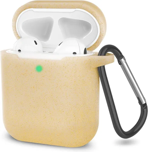 Miniatura 15 de Funda para AirPods de silicona, de protección completa, compatible con Apple AirPods 1 y 2, funda de carga inalámbrica y con cable