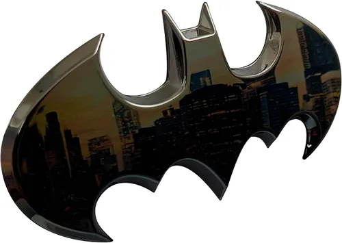 Miniatura 11 de Fan Emblems Emblema de coche de Batarang de Batarang de 1989, símbolo de Batarang 3D, color negro mate, tamaño: 3.8 x 1.8 x 0.2 pulgadas - 1989