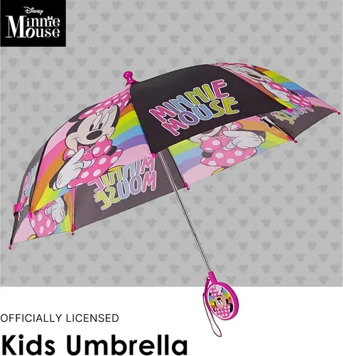 Miniatura 20 de Disney Paraguas para niños, Frozen/Princesa/Minnie Mouse para niños pequeños y niñas de 3 a 6 años