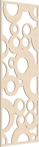Miniatura 118 de Farwell Paneles de pared decorativos de madera con calado, 13 3/8 pulgadas de ancho x 34 3/8 pulgadas de alto x 1/4 de alto, roble rojo rojo