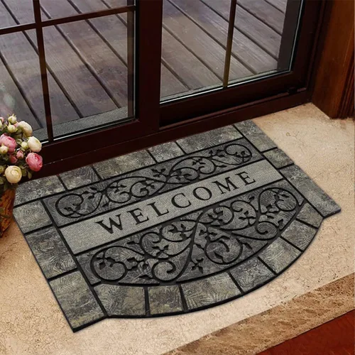 Miniatura 9 de Tapete grueso de bienvenida para exteriores, 24 x 36 pulgadas, tapete grande de bienvenida duradero para puerta delantera, resistente y Tapete