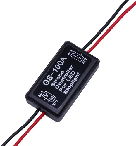 Miniatura 8 de CF13 JL-02 EP34 Relé de intermitente LED ajustable de 3 pines 12.8 V 0.1W-150W para luces de señal de giro hiperintermitente