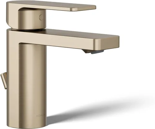 Miniatura 16 de Kohler 23472-4-BN Parallel® - Grifo para lavabo de baño con mango único, 1.2 gpm, níquel cepillado vibrante