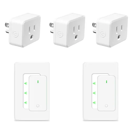 Miniatura 78 de NineLeaf Interruptor de salida remoto inalámbrico, interruptor de lámpara remoto, interruptor decorativo de enchufe de luz de encendido y apagado
