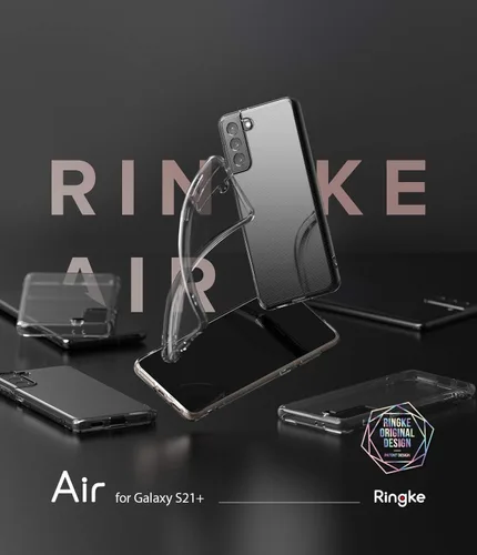 Miniatura 9 de Ringke Funda de teléfono Air diseñada para Samsung Galaxy S21+Accesorio de cubierta de TPU flexible completo transparente - transparente