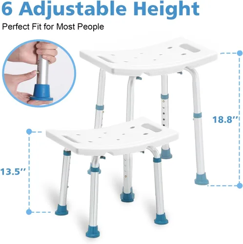 Miniatura 5 de Silla de ducha FSA/HSA elegible para ducha interior, taburete de ducha para interior de bañera, asiento de ducha de montaje sin herramientas