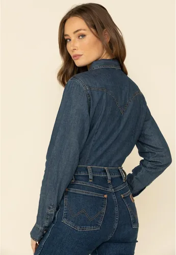 Miniatura 3 de Wrangler Camisa retro de manga larga para mujer