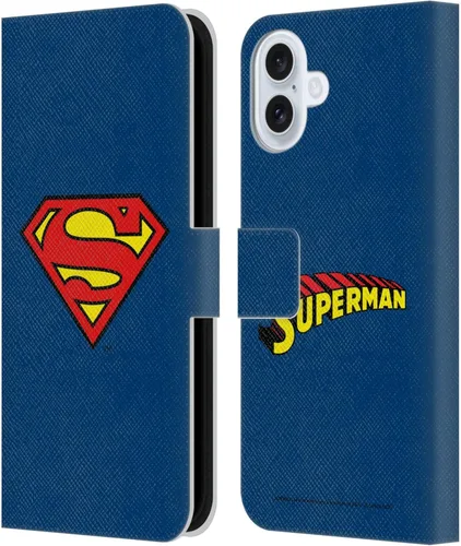 Miniatura 77 de Head Case Designs Funda de piel con licencia oficial de Superman DC Comics con logotipos negros y rojos compatible con Apple iPhone 11