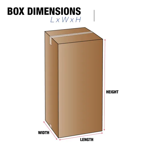 Miniatura 2 de BOX USA Cajas de envío medianas de 10 pulgadas de largo x 10 pulgadas de ancho x 18 pulgadas de alto, paquete de 25 cajas de cartón para envío