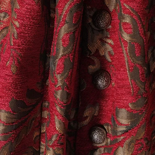 Miniatura 5 de Premium Mens Victorian Waistcoat Steampunk Jacquard Brocade Suit Vest Renaissance Gothic Outerwear
