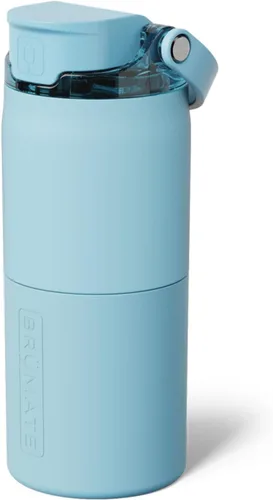 Miniatura 17 de BrüMate Rise - Botella de agua de 18 onzas con popote de silicona cubierto Botella de agua para niños aislada 100% a prueba de fugas Base apta