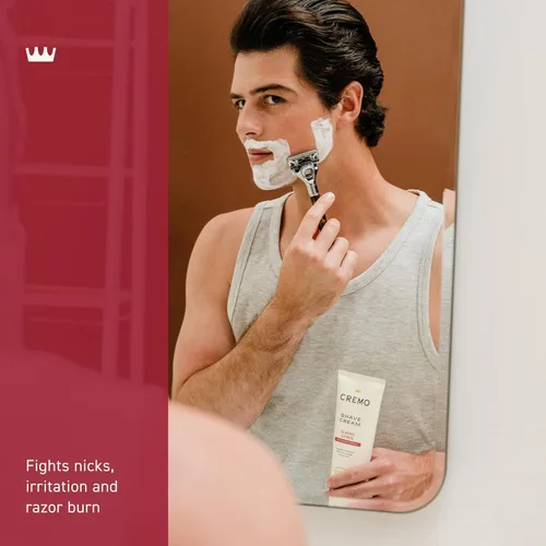 Miniatura 3 de Cremo Crema de Afeitar Original, Crema de Afeitar Ultra-Deslizante Asombrosamente Superior para Hombres, Combate Cortadas, Cortes y Quemaduras
