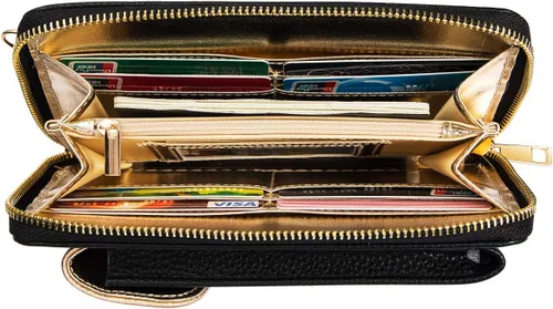 Miniatura 2 de Heaye Crossbody - Monedero para teléfono celular para mujer, monedero con soporte de muñeca para teléfono