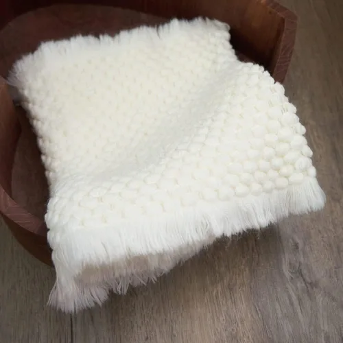 Miniatura 33 de Zeroest Accesorios para fotografía de bebé, canasta trenzada de lana de oveja para recién nacidos, relleno de canasta para sesión de fotos