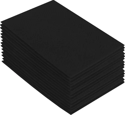 Miniatura 80 de FabricLA Hojas de fieltro acrílico para manualidades, cuadrados de fieltro precortados suaves de 4 x 4 pulgadas (3.9 in x 3.9 in), utiliza hojas