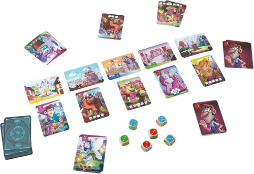 Miniatura 2 de HABA King of the Dice - Un juego de mesa de dados de habilidad y suerte complicado, perfecto para juegos familiares y juegos para niños a partir
