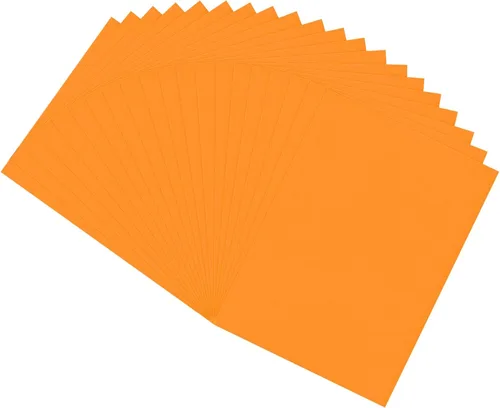 Miniatura 34 de Paquete de 30 hojas de espuma EVA naranja, 11.8 x 7.87 pulgadas, papel de espuma de 0.079 in de grosor para artes y manualidades, perfecto