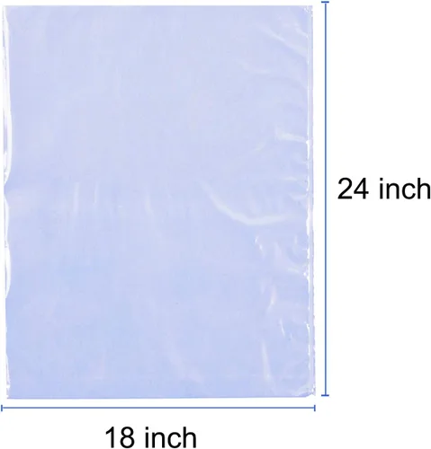 Miniatura 2 de LazyMe Bolsas retráctiles, bolsas retráctiles transparentes de celofán para regalos y cestas de Navidad, 18 x 24 pulgadas (10 unidades)