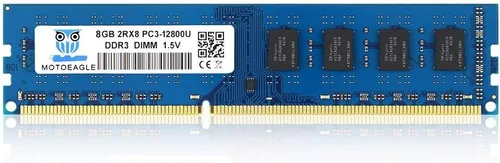 Miniatura 23 de Motoeagle Kit de 8 GB (2 x 4 GB) 2RX8 PC3-10600U DDR3 1333 MHz DIMM RAM 4 GB DDR3 10600 PC3 1333 UDIMM CL9 1.5V 240-Pin Memoria de escritorio DDR3