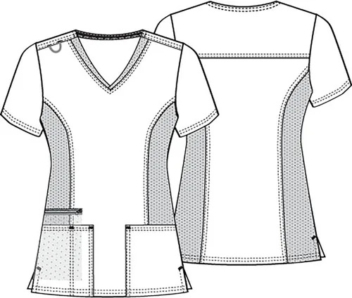 Miniatura 2 de Top con cuello en V de ajuste