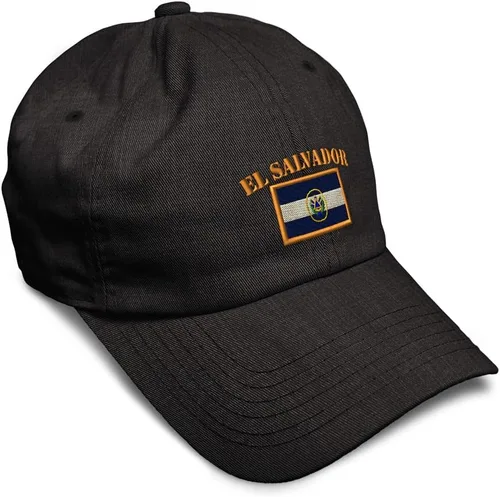 Miniatura 13 de Speedy Pros Sombrero de béisbol suave bordado papá sombrero El Salvador bandera bordado hombres y señoras gorra de béisbol algodón