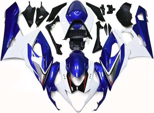 Miniatura 15 de Kit de carenado de inyección azul, negro y blanco para Suzuki GSXR600 GSX750 2006 2007 GSXR 600 GSX-R750 06 07 ABS Carenado de plástico completo