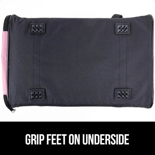 Miniatura 6 de GORILLA GRIP Transportadora de Viaje para Gatos de hasta 15 Libras, Transportadoras Suaves Plegables para Perros Pequeños, Malla Transpirable