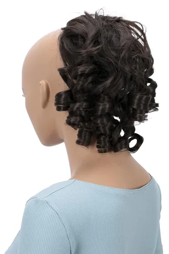 Miniatura 38 de CAISHA - Postizo Jumbo de Cabello Elástico para Recogidos Voluminosos y Rizos Desaliñados, Color Rubio Claro, G5L rubio claro #22T613 G5L
