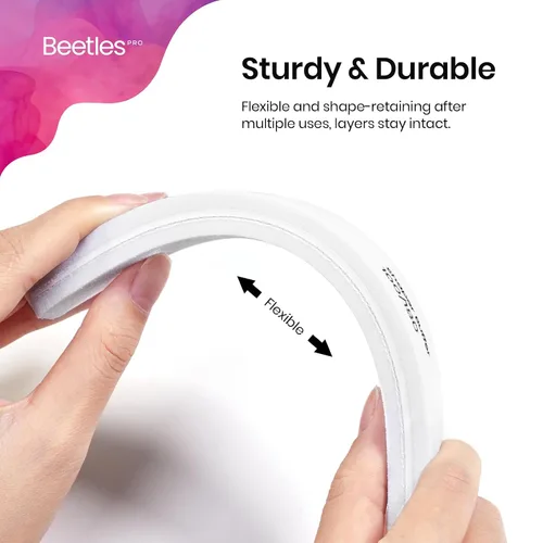 Miniatura 5 de Beetles - Lima de uñas profesional, 52 limas de esponja y pulidores para uñas naturales, tableros de esmeril de doble cara para uñas, kit de lima